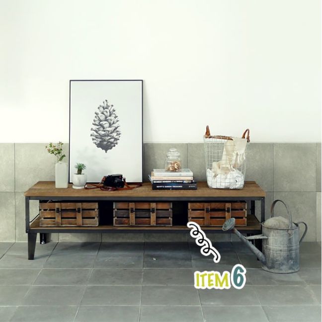 ライフレーベル(LIFELABEL)オリジナル家具 IRONテレビボード