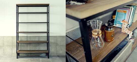 ライフレーベル(LIFELABEL)オリジナル家具 IRONシェルフHi