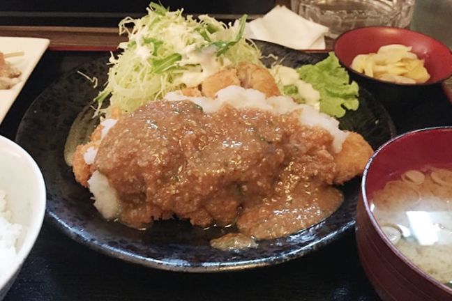 船橋そまる おろし味噌カツ定食