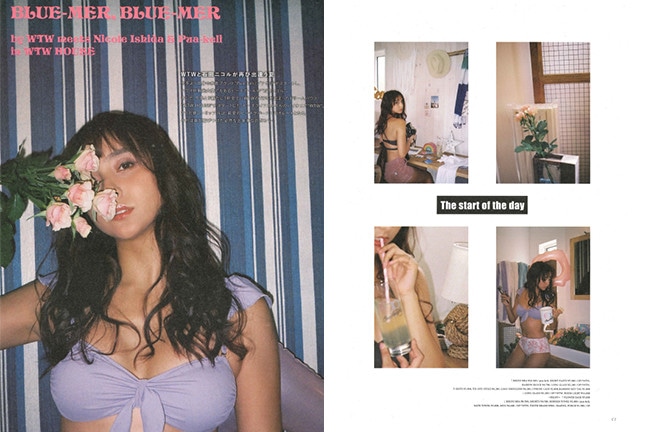 Sandy magazine Vol.12  WTW HOUSE PROJECT 石田ニコル撮影