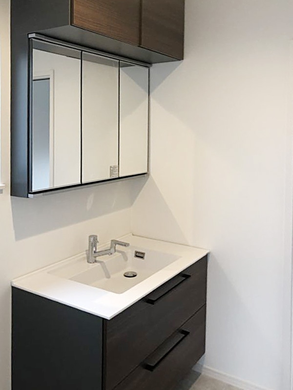 ゼロキューブ(ZERO-CUBE)施工事例 洗面台 TOTO